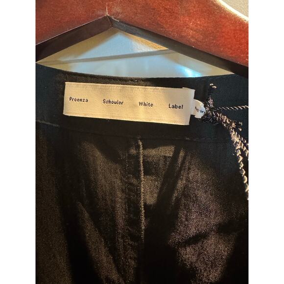 Proenza Schouler White Label Rumbled Button Front black Dress size 8 - Picture 5 of 10
